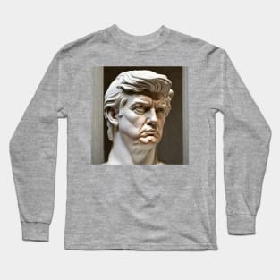 "The Donald" Italian Renaissance Sculpture Long Sleeve T-Shirt